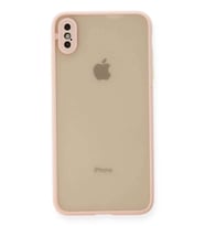 iPhone X Kılıf Montreal Silikon Kapak - Pembe