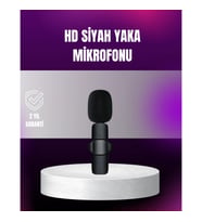 Mey İthalat® iPhone Uyumlu Çift Mikrofonlu Kablosuz Yaka Seti Profesyonel Ses