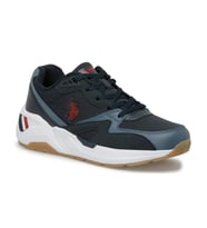 U.s. Polo Assn. Husky 4Fx Erkek Lacivert-Kırmızı-Mavi Sneaker Ayakkabı