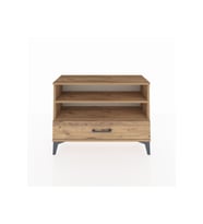 Arges Şifonyer 2 Raflı Tek Çekmeceli 88x30x64 Çam-Çam