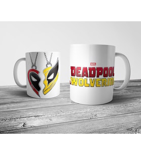 Pixxa Deadpool & Wolverine Marvel Kupa Bardak Model 2