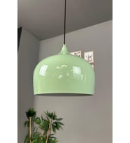 Mint Yeşili Metal Tekli Avize, Salon, Mutfak, Cafe, Ofis Aydınlatması