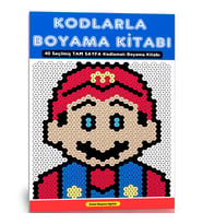 Kodlarla Boyama Kitabı (Mozaik Boyama)