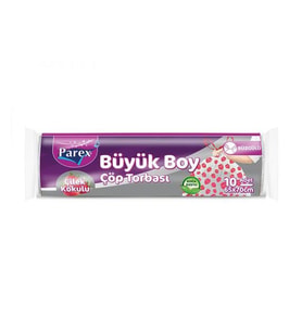 Northcity Büzgülü Çilek Kokulu Büyük Çöp Torbası - Koku Engelleme & Kolay Kullanım