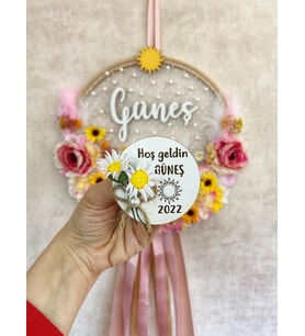 Bebek Hediyelik Ahşap Magnet