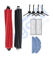 ROBOROCK S8 , S8+ ,S8 PRO-PRO ULTRA UYUMLU 1 Ana Fırça 4 Yan Fırça 2 Filtre 2 Mop PKT-iasgf0000743