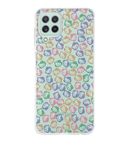 Samsung Galaxy M22 Uyumlu Kapak Hello Kitty Tasarımlı Şeffaf Silikon Kılıf