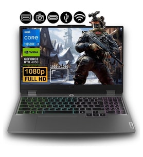 Lenovo Loq 15IRX9 I7-13650HX 8 GB 512 GB RTX4050 15.6" Full Hd Windows 11 Pro Gaming Laptop + Çanta 83DV0117TR FR181