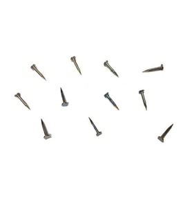 Klips, Menteşe, Ayağı Çivisi 9mm Çelik - Siyah 100gr