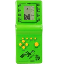 Tetris Nostaljik Pilli Oyuncak El Atarisi (Yeşil)