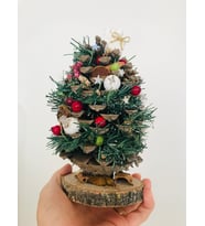 Yeni Yıl Kozalak Yılbaşı Sofra Masa Süsü,melekli Christmas Süsü, Yılbaşı Dekorasyonu,new Year