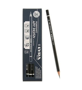 Lyra Kurşun Kalem Rembrandt Art Design 7B Dereceli Çizim Kalemi (12 Li Paket)