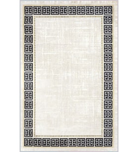 Eliana Home Baskılı, Yıkanabilir Kaymaz Taban Salon Halısı LNA0423 100x150 cm (Krem)