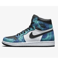 Nike AİR JORDAN 1 RETRO HİGH TİE DYE yurtdışından ithal günlük spor ayakkabı