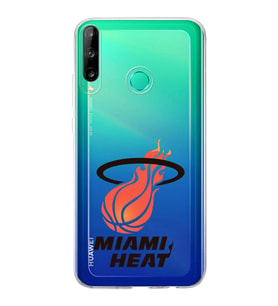 Huawei P40 Lite E Uyumlu Kapak Miami Heat Tasarımlı Şeffaf Silikon Kılıf