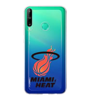 Huawei P40 Lite E Uyumlu Kapak Miami Heat Tasarımlı Şeffaf Silikon Kılıf