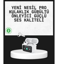 Akıllı Sensörlü Su Geçirmez Bluetooth Kulaklık Güçlü Batarya Ve Bass