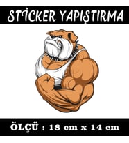 bulldog üçgen boydci pozulu etiket sticker - 2 adet çıkartma araba motosiklet kask atv tablet pc buzdolabı otomobil bilgisayar uyumlu