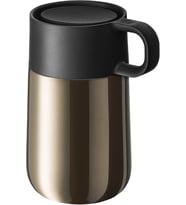 Impulse Travel Mug Termos Bardak, 300 ml, Paslanmaz Çelik, Otomatik Kapaklı, 360° İçim Özellikli, Seyahat Kahve Bardağı, İçecekleri 6 Saat Sıcak ve 12 Saat Soğuk Tutar, Kahverengi