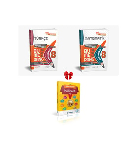 Günay Yayınları Güncel 8. Sınıf Türkçe ve Matematik Bumerang Konu Anlatımlı (Çok Renkli)