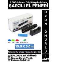Premium Kamp Avcı Balıkçı Deprem Enerji Tasarruflu 4 Renk Işıklı Sert Plastik Güvenlik EL FENERİ