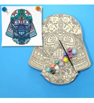 Star Wars Darth Vader Ahşap Mandala Boyama Seti