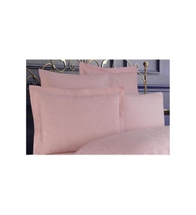 Monaco Bambu Jakar Kumaş Pudra Ikili Oksford 60x80 Cm Yastık Kılıfı-1322