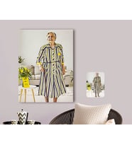 BK Gift Kişiye Özel Tam Boy Büyükanne Karikatürlü Kanvas Tablo 70x100cm-1