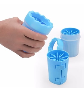 River World Silikon Jel Fırçalı Kedi Köpek Pati Ayak Yıkama Temizleme Kovası (Küçük)