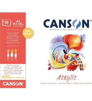 CANSON 29,7X40 PAD CANACRYLIC AKRİLİK RESİM DEFTERİ A3 400GR. 10YP.