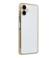 Samsung Galaxy A06 Kılıf Razer Lensli Silikon - Gold