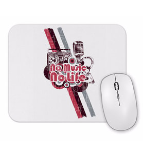No Music No life Mouse Pad