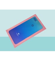 Tkgz - Xiaomi Mi 8 Lite Arka Kapak Batarya Kapağı - MAVİ