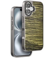 Iphone 16 Wave Kapak - Koyu Kahve
