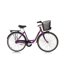 Carraro Tiffany 7.0 28"Jant 50 Cm Nexus 7 Vites Kontra Fren Şehir Bisikleti Bukalemun (Mor - Bej - Mint Yeşili)