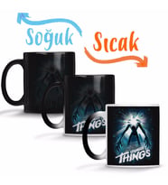 Stranger Things 04 Sihirli Kupa Bardak Porselen