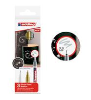Edding 780 Gloss Paint Marker Metalik Renkler 0.8mm 3lü Set