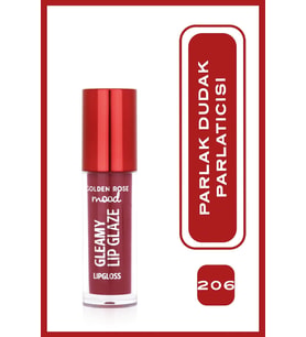 Mood Gleamy Lip Glaze Lipgloss No:206 Plum Glaze - Renkli Dudak Parlatıcısı