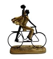 Bisikletli Sevgili Biblosu (Gold)