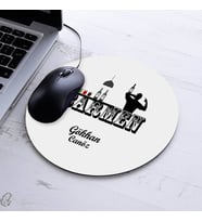 İsimli Barmen Temalı Yuvarlak Mousepad