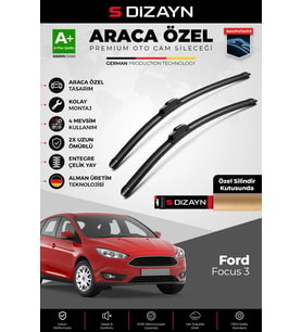 Focus 3 Ön Cam Silecek Seti 2011-2019 Premium Araca Özel 70-70 Cm A+ Kalite