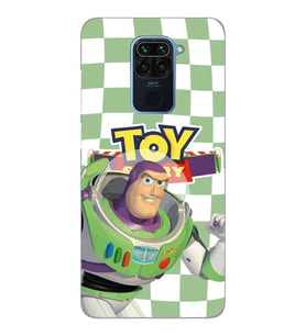 Xiaomi Redmi Note 9 Uyumlu Toy Story Buzz Desenli Şeffaf Telefon Kılıfı