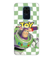 Xiaomi Redmi Note 9 Uyumlu Toy Story Buzz Desenli Şeffaf Telefon Kılıfı