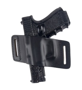 Cz 75 Deri Tabanca Kılıfı Yarım Kelebek Atkısız Siyah Sol El