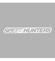 Speed Hunters Sticker siyah 25x3 CM (Beyaz)