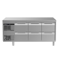 Electrolux Professional Tezgah Tipi Derin Dondurucu, 9x? Çekmeceli, -22°c/-15°c, Aısı 304 (r290) EK3ABCCC