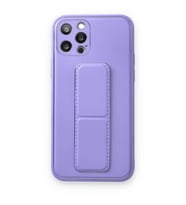 Apple İphone 12 Pro Kılıf Coco Deri Standlı Kapak - Koyu Lila