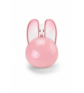 Tavşan Figürlü Kablosuz Mouse Pil Dahil Etiket Hediyeli Pembe