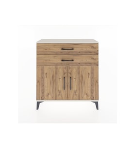 Arges Şifonyer Tek Raflı 2 Çekmeceli 2 Kapaklı 88x30x96 Aytaşı-Çam