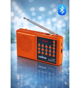 Y096 Deprem Radyosu Bluetoothlu Şarjlı Acil Durum Radyosu FM/USB/TF Kart Destekli LED Fenerli Radyo
